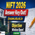 NIFT 2026 Provisional Answer Key Out @exams.nta.nic.in; Objection Window Open Till February 19